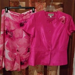 2 pc skirt and jacket